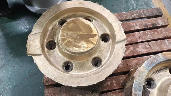 Детали клапана из бронзы/латуни/корпус/диск/пластина для дроссельной заслонки/задвижки, изготовленные методом литья в песчаные формы